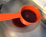 Une image de l'étape 2 de Compote de pêches de vigne à l'orange sanguine.