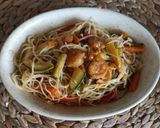 Φωτογραφία βήματος 5 της συνταγής Noodles με γαρίδες και λαχανικά