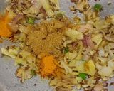 A picture of step 2 of Chola Shaker Ghonto Bengali Style.