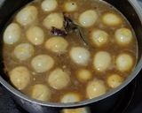 Foto langkah ke 4 dari resep Sate Telur Puyuh Bumbu Bacem (Khas Angkringan).