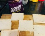A picture of step 2 of Bread sandwich.