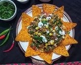 A picture of step 6 of Nachos Corn Chaat.
