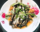 Hình bước làm 3 của món Cá kèo kho rau răm