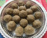 A picture of step 4 of Flaxseeds laddu.