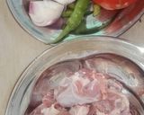 A picture of step 1 of Mutton Nihari.