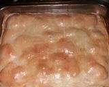 Foto del paso 7 de la receta: Torta de manzana con pasas y dulce de membrillo