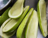 Foto del paso 1 de la receta: Barquitos de zucchini y carne