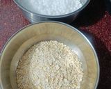 A picture of step 1 of Oats Sabudana Chilla.