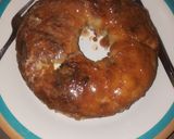 A picture of step 6 of Semolina rich glaze bread 😋.