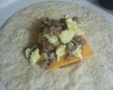 A picture of step 3 of Breakfast Pannini.