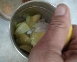 A picture of step 2 of Mint-Amla Immunity Shots.
