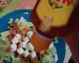 A picture of step 4 of Easy and tasty salad with apple, bacon and boursin.