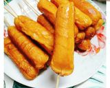 รูปขั้นตอนการทำที่ 4 ของ 🌭ไส้กรอกไก่ทอด - Fried chicken sausage