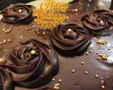 A picture of step 3 of Chocolate Fudge Cake.