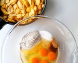 Une image de l'étape 1 de Flan aux pommes.