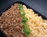 A picture of step 1 of Miso Egg Soboro for your Bento and Onigiri.
