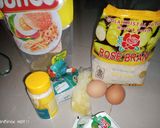 Foto langkah ke 1 dari resep Bolu Ketan Hitam 2 telur.