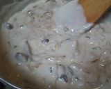 A picture of step 6 of Autumnal Doria with Salmon and Mushrooms.