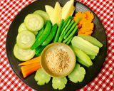 Hình bước làm 3 của món Rau Củ Luộc Chấm Muối Mè