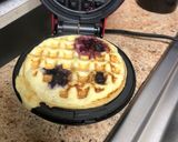 A picture of step 2 of Cream Cheese Waffles with Berries and White Chocolate, Chef G Style.