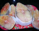 Foto del paso 1 de la receta: Rodajas de pati (pescado) con limón a la plancha