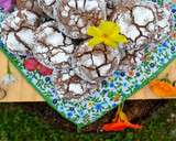 Foto del paso 4 de la receta: Galletitas craqueladas de mantequilla de maní y chocolate💜