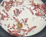 Foto del paso 3 de la receta: Quiche de ajos tiernos con bacon y queso de cabra