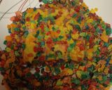 A picture of step 4 of Fruity Pebble Crusted French Toast.