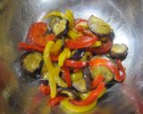 A picture of step 5 of Eggplant & Bell Pepper Japanese Marinade.