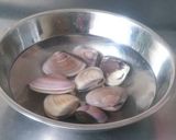 A picture of step 1 of For Doll Festival: Clam Clear Broth Soup.