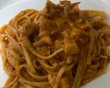 Foto langkah ke 6 dari resep Fettucine Chicken Marinara.