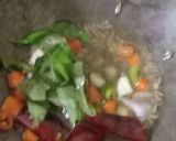 A picture of step 2 of Paneer bhurji.