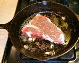 A picture of step 5 of Mike's 10 Minute Thin T-Bone.