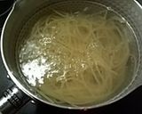 A picture of step 2 of Easy Chicken Tenders and Cream Spaghetti.