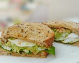A picture of step 4 of Avocado and Coconut Diet Brunch Sandwich /DAY 5.