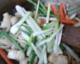 A picture of step 7 of My Chinese Chicken stir fry with mix veg 😀.