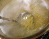 A picture of step 2 of Bacon and Spinach Penne Pasta.