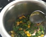 A picture of step 1 of Hot and sour soup.