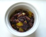 A picture of step 2 of Easy Sweet Bean Paste & Chestnut Pie Using Frozen Puff Pastry.