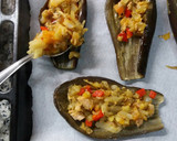 Foto del paso 4 de la receta: Berenjenas rellenas de atún