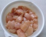 A picture of step 2 of Easy! Tender and Juicy Chicken Skewers.