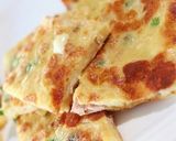 A picture of step 4 of Made in a Frying Pan Crispy and Chewy Hirayachi (Okinawan Pancakes).