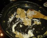 A picture of step 6 of Almu's surprise lasagna.