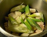 A picture of step 2 of Pressure Cooked, Meltingly Soft Simmered Pork and Daikon Radish.