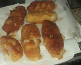 Foto del paso 11 de la receta: Bastoncitos/bombas de papa rellenas de jamón y queso