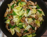 A picture of step 8 of Pasta with Spring Cabbage and Twice-Cooked Pork.