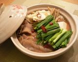 A picture of step 7 of Delicious Motsu Nabe (Pig Offal Hotpot) - A Speciality of Hakata.