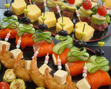 A picture of step 8 of Cucumber Ribbon Pinchos.