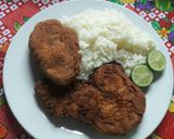 Foto del paso 8 de la receta: Milanesas de pescado con arroz quesú (*queso)!
