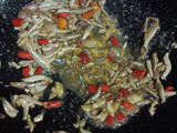 Tumis pare ikan teri